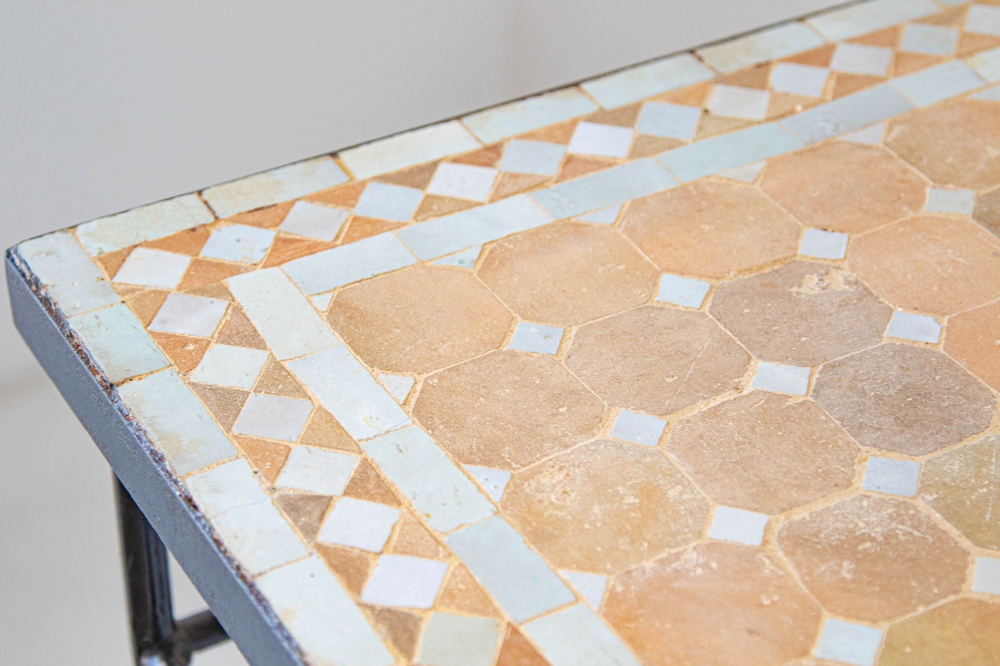 Vintage Moroccan Mosaic Outdoor Tile Table