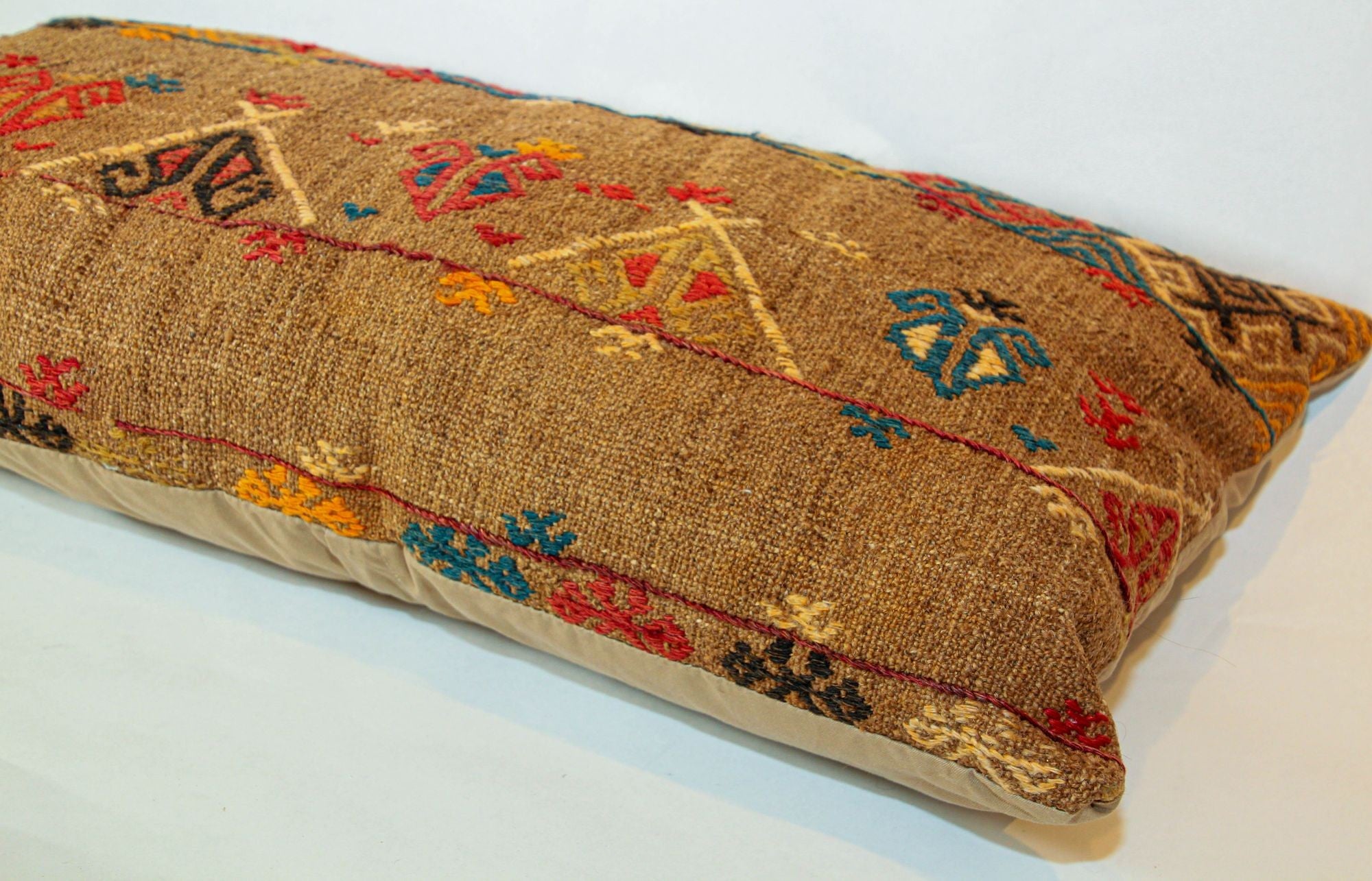 Vintage Moroccan Berber Pillow Hand-woven Rug Pillow
