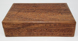 Anglo Raj Hand Carved Wooden Decorative Jewelry Box