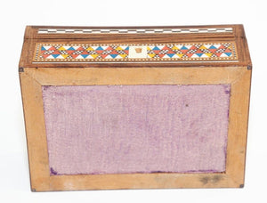Middle Eastern Mosaic Moorish Box Inlaid