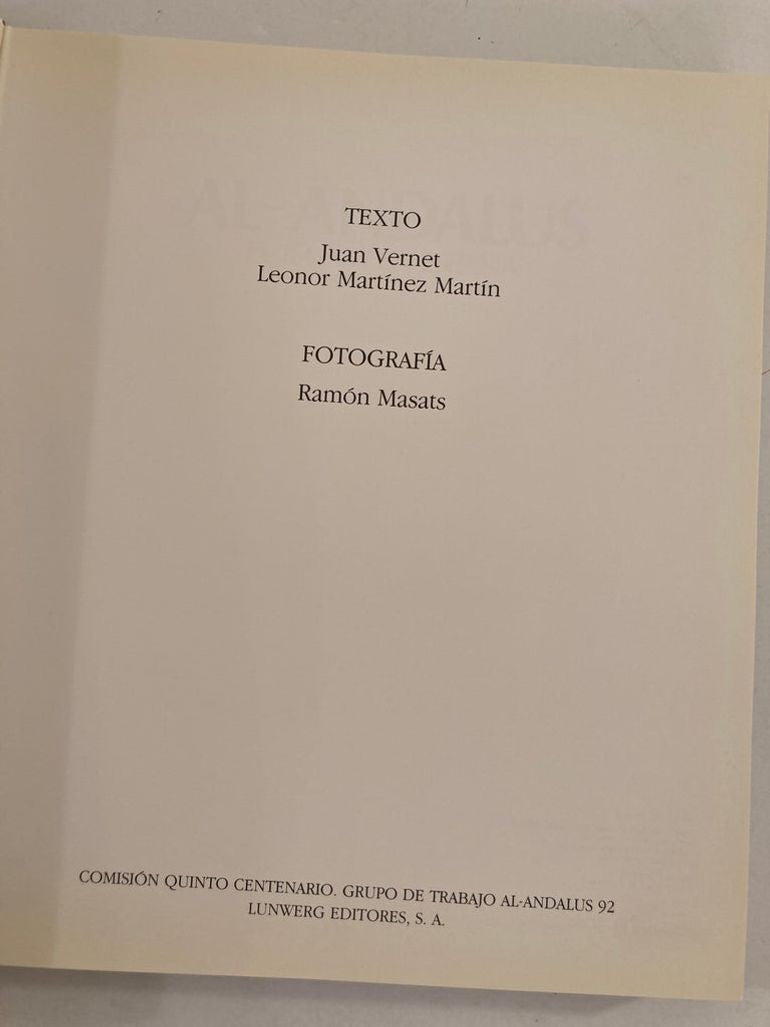 AL-ANDALUS. El Islam en España by Juan Vernet, Martin Martinez, Collectible Book