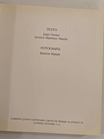 AL-ANDALUS. El Islam en España by Juan Vernet, Martin Martinez, Collectible Book