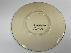Jerusalem Polychrome Hand Painted Ceramic Plate