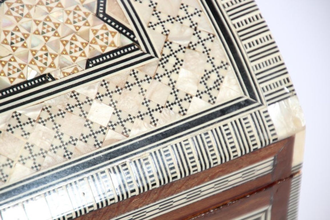 Handcrafted Middle Eastern Sadeli Jewelry Box