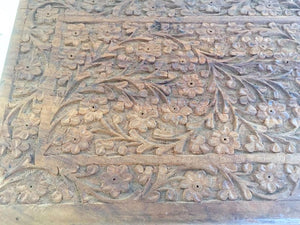 Anglo Raj Hand-Carved Wooden Decorative Jewelry Box