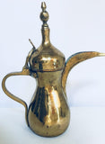 Middle Eastern Dallah Islamic Arabic Brass Coffee Pot