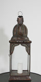 Moroccan Lantern in Metal and Clear Glass