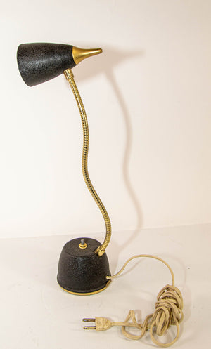 1950s Gooseneck Desk Small Table Lamp