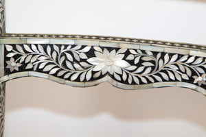 Anglo-Indian Mughal Mother of Pearl Inlaid Side Chair with Ram's Head 1 of 4