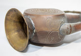 Antique Islamic Middle Eastern Qajar Persian Copper Ewer 19th Century