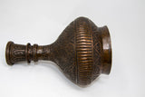 Antique Tinned Copper Indo-Persian Islamic Vase 19th Century