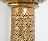 Antique 19th Century Brass Islamic Middle Eastern Persian Floor Lamp