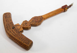 Moroccan Berber Wooden Sugar Hammer Marteau a Sucre Deggaga