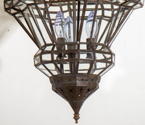 Moroccan Clear Glass Lantern Moorish Granada Spanish Style