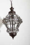 Moroccan Clear Glass Lantern in Moorish Style