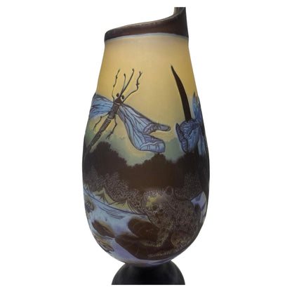 Art Nouveau Cameo Vase Signed Emile Galle 14 inches — additional view 13