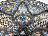 Antique Moroccan Moorish Handcrafted Ceramic Bowl Dish from Fez