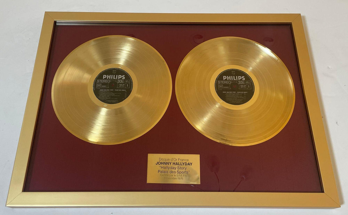 Official Gold Record Award France Johnny Halliday Story Palais des Sports 1976 — additional view 10