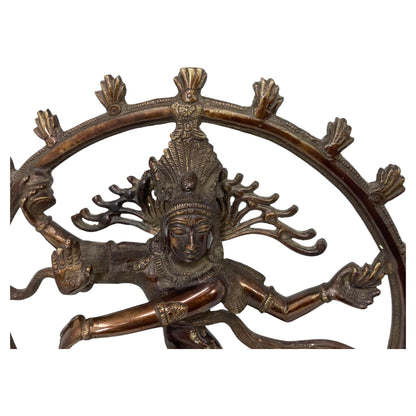 Asian Dancing Hindu Bronze Copper Shiva Nataraja Circa 1950 — additional view 12