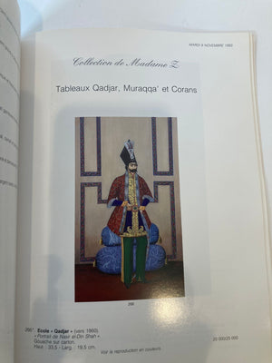 Islamic Art, Orientalist Paintings Auction Catalog Tajan 1993