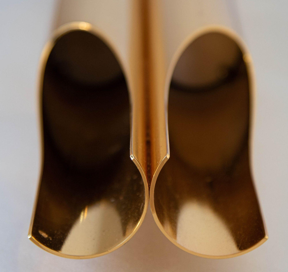 Italian Polished Brass Orgue Wall Sconce, Post-Modern Design, 2015 — Italy