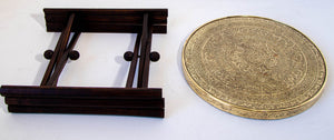 Moorish Islamic Brass Tray Table Spain 1920s