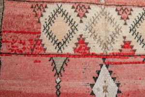 Moroccan Vintage Hand-Woven Boujad Berber Rug, circa 1960