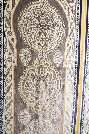 Antique Moroccan Moorish Silk Textile Tapestry Wall Hanging Hiti 19th C.