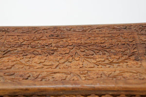 Anglo Raj Hand Carved Wooden Decorative Jewelry Box