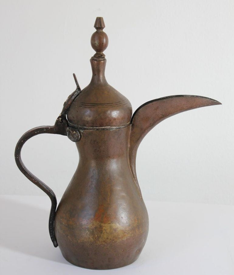 Antique Dallah Arabic Middle Eastern Coffee Pot