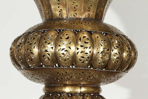Large Vintage Brass Moroccan chandelier