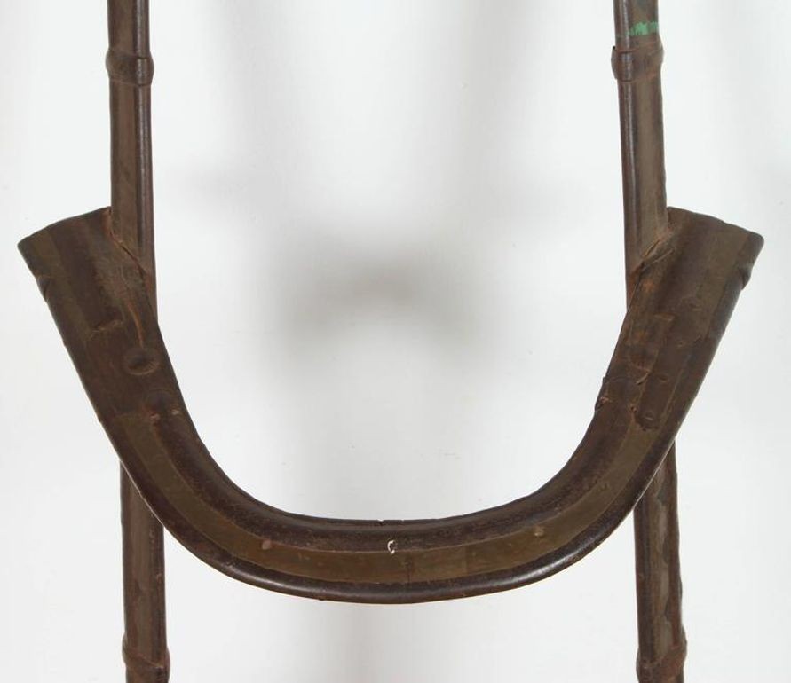 Wood and Brass Antique 19th Century Middle Eastern Camel Seat Saddle