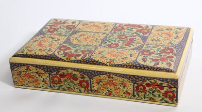 Hand Painted Rajasthani Lacquer Decorative Box