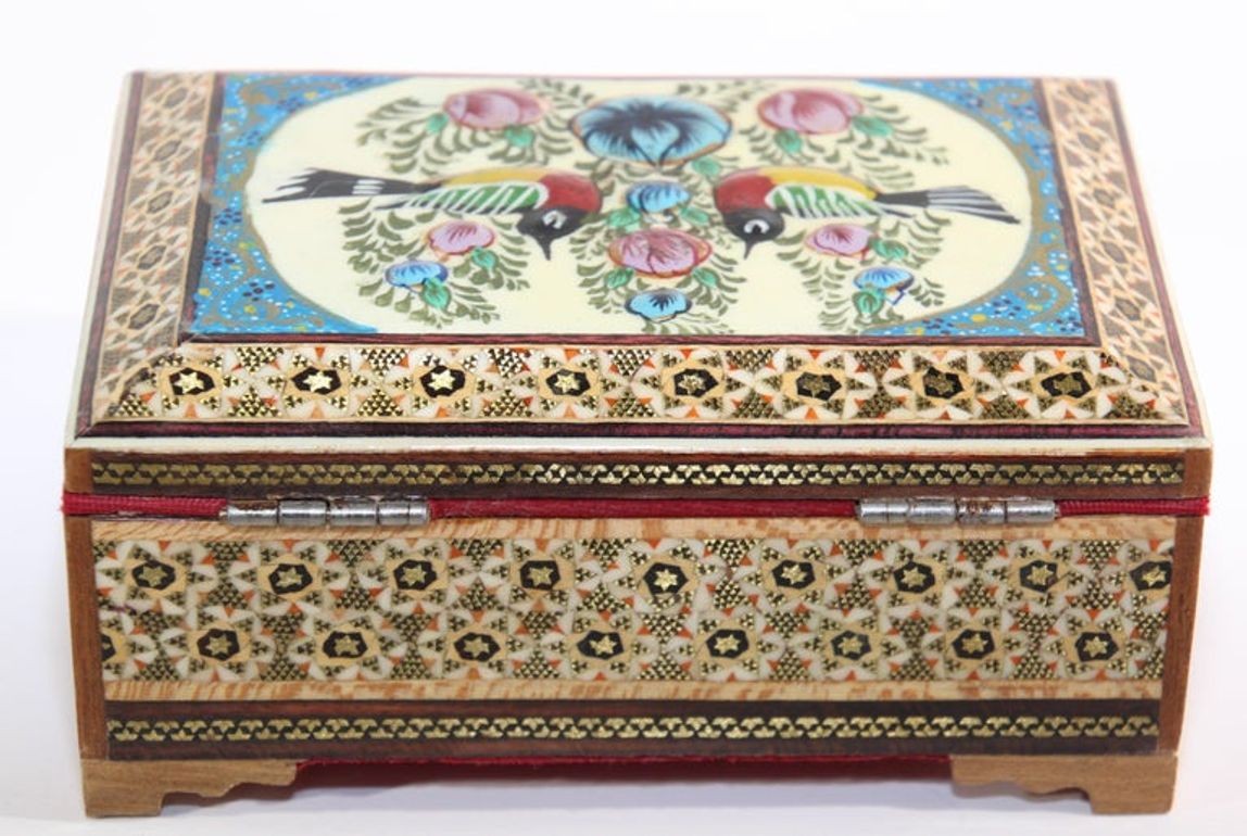 Mosaic Middle Eastern Moorish Trinket Box