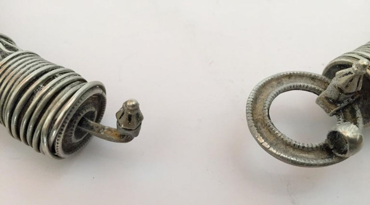 Traditional Silver Torque Necklace Chocker from Rajasthan India