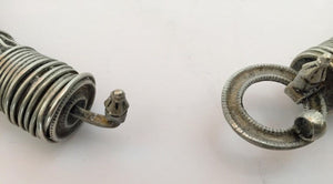 Traditional Silver Torque Necklace Chocker from Rajasthan India