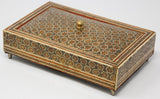Moorish Decorative Sadeli Micro Mosaic Inlaid Jewelry Box