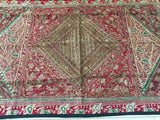 Large Mughal-Style Embroidered Silk Textile, Rajasthan, India, circa 1950