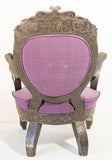Anglo Indian Armchair Throne Silver Embossed Throne 19th Century