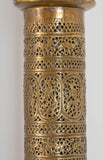 Antique 19th Century Brass Islamic Middle Eastern Persian Floor Lamp