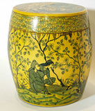 Islamic Kashmir Hand Painted Paper Mache Tea Caddy Storage Box 1950s