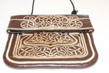 Collectible Vintage Hand-tooled Leather African Berber Tribal Moroccan Bag 1960's