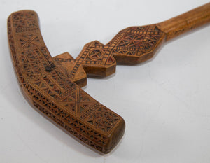 Moroccan Berber Wooden Sugar Hammer Marteau a Sucre Deggaga