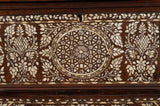 Antique Syrian Mother of Pearl Inlay Wedding Trunk