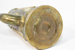 Antique Moroccan Moorish Style Middle Eastern Islamic Brass Coffee Pot