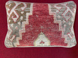 Antique Tabriz Persian Rug Pillow