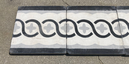 Moroccan Encaustic Cement Tile Sample with Modern Design