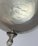 Vintage Moroccan Metal Silver Plated Tea Pot