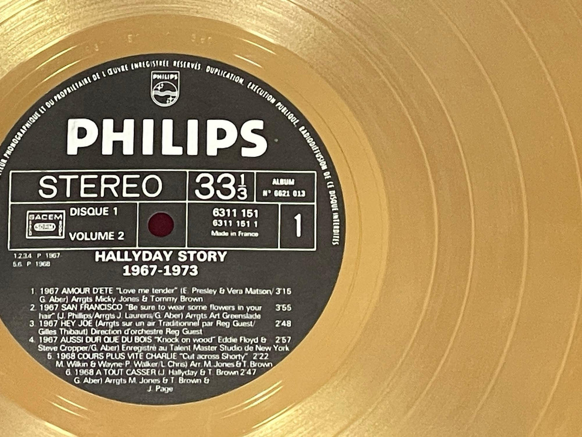 Official Gold Record Award France Johnny Halliday Story 1967-1973 Vol.2 — additional view 10