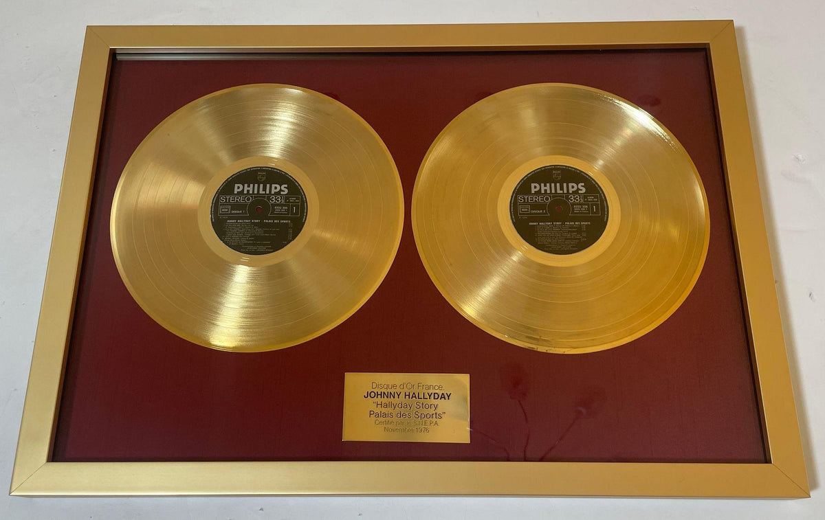 Official Gold Record Award France Johnny Halliday Story Palais des Sports 1976 — additional view 11